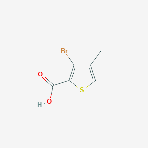 molecular formula C6H5BrO2S B2836877 3-Bromo-4-methylthiophene-2-carboxylic acid CAS No. 854627-16-0