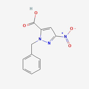 1-Benzyl-3-nitro-1H-pyrazole-5-carboxylic acid