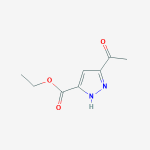 5-Acetyl-2H-pyrazole-3-carboxylic acid ethyl ester