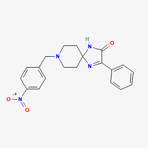 8-(4-Nitrobenzyl)-3-phenyl-1,4,8-triazaspiro[4.5]dec-3-en-2-one