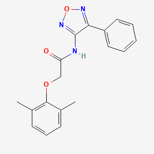 2-(2,6-dimethylphenoxy)-N-(4-phenyl-1,2,5-oxadiazol-3-yl)acetamide