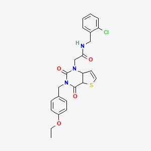 N-[(2-chlorophenyl)methyl]-2-{3-[(4-ethoxyphenyl)methyl]-2,4-dioxo-1H,2H,3H,4H-thieno[3,2-d]pyrimidin-1-yl}acetamide
