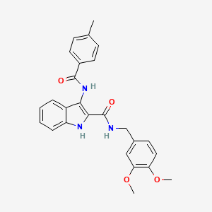 N-allyl-1-(4-{[(4-fluorophenyl)acetyl]amino}phenyl)cyclohexanecarboxamide