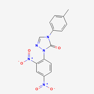 2-(2,4-dinitrophenyl)-4-(4-methylphenyl)-2,4-dihydro-3H-1,2,4-triazol-3-one