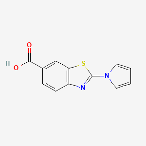 2-(1H-pyrrol-1-yl)-1,3-benzothiazole-6-carboxylic acid