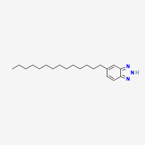 molecular formula C20H33N3 B2837008 5-Tetradecyl-1H-1,2,3-benzotriazole CAS No. 300395-01-1