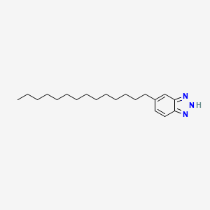molecular formula C20H33N3 B2837008 5-tetradecyl-2H-benzotriazole CAS No. 300395-01-1