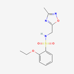 2-ethoxy-N-((3-methyl-1,2,4-oxadiazol-5-yl)methyl)benzenesulfonamide