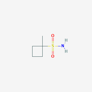 molecular formula C5H11NO2S B2837083 1-Methylcyclobutane-1-sulfonamide CAS No. 2126177-13-5
