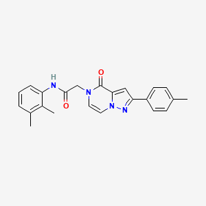 molecular formula C23H22N4O2 B2837118 N-(2,3-dimethylphenyl)-2-[2-(4-methylphenyl)-4-oxopyrazolo[1,5-a]pyrazin-5(4H)-yl]acetamide CAS No. 941894-43-5