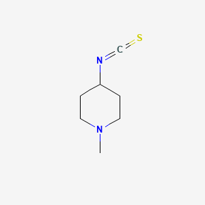 molecular formula C7H12N2S B2837180 4-Isothiocyanato-1-methylpiperidine CAS No. 118705-17-2
