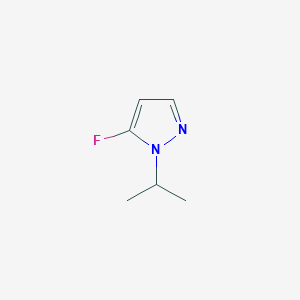 molecular formula C6H9FN2 B2837187 5-fluoro-1-(propan-2-yl)-1H-pyrazole CAS No. 1803589-80-1