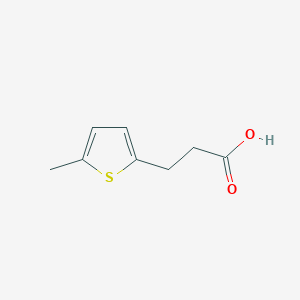 molecular formula C8H10O2S B2837200 3-(5-Methylthiophen-2-yl)propanoic acid CAS No. 14779-24-9