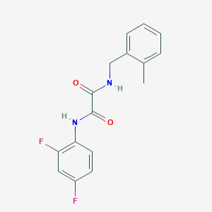 molecular formula C16H14F2N2O2 B2837204 N1-(2,4-difluorophenyl)-N2-(2-methylbenzyl)oxalamide CAS No. 898357-16-9