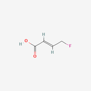 molecular formula C4H5FO2 B2837341 (E)-4-fluorobut-2-enoic Acid CAS No. 37759-72-1
