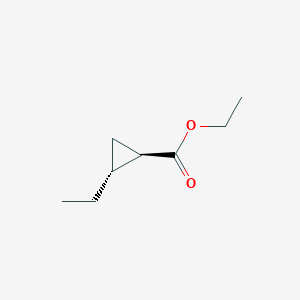 molecular formula C8H14O2 B2837426 ethyl (1R,2R)-2-ethylcyclopropane-1-carboxylate CAS No. 1932008-66-6