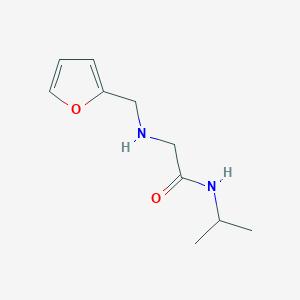 2-[(2-furylmethyl)amino]-N-isopropylacetamide