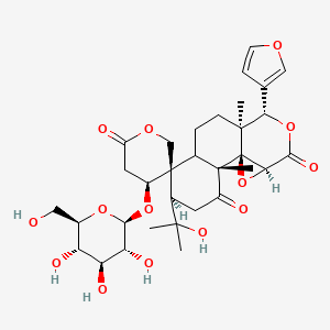 molecular formula C32H42O14 B2837445 Ichangin-4-O-b-D-glucopyranoside CAS No. 129502-62-1