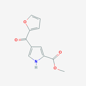 molecular formula C11H9NO4 B2837496 Methyl 4-(furan-2-carbonyl)-1H-pyrrole-2-carboxylate CAS No. 2287334-49-8