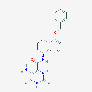 molecular formula C22H22N4O4 B2837503 Endothelial lipase inhibitor-1 