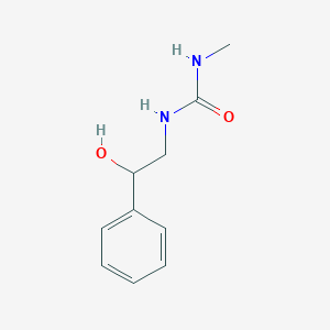 molecular formula C10H14N2O2 B2837524 1-(2-Hydroxy-2-phenylethyl)-3-methylurea CAS No. 854655-76-8