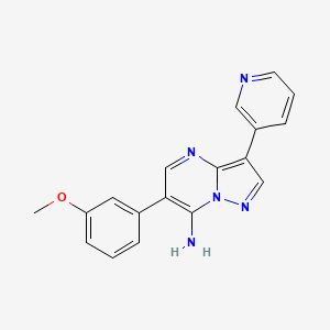 molecular formula C18H15N5O B2837539 Ehp-inhibitor-1 