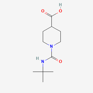 1-(Tert-butylcarbamoyl)piperidine-4-carboxylic acid