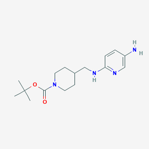 tert-Butyl 4-[(5-aminopyridin-2-ylamino)methyl]piperidine-1-carboxylate