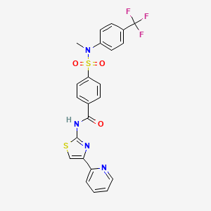 molecular formula C23H17F3N4O3S2 B2837850 SSTC3 