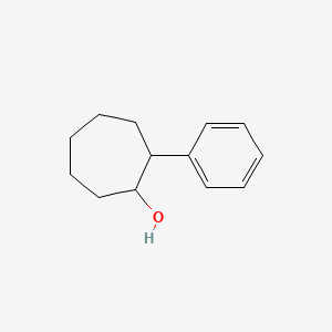 molecular formula C13H18O B2838025 2-Phenylcycloheptan-1-ol CAS No. 92035-59-1