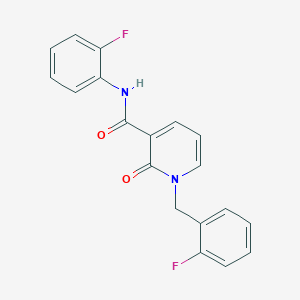 1-(2-fluorobenzyl)-N-(2-fluorophenyl)-2-oxo-1,2-dihydropyridine-3-carboxamide