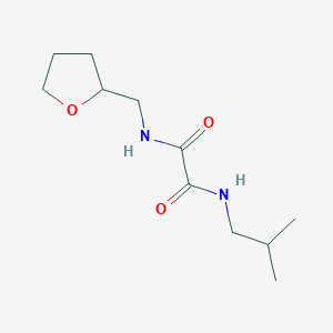 molecular formula C11H20N2O3 B2838084 N-(2-methylpropyl)-N'-[(oxolan-2-yl)methyl]ethanediamide CAS No. 327998-93-6