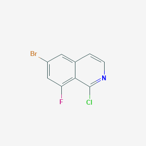 6-Bromo-1-chloro-8-fluoroisoquinoline