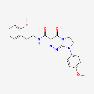 N-(2-methoxyphenethyl)-8-(4-methoxyphenyl)-4-oxo-4,6,7,8-tetrahydroimidazo[2,1-c][1,2,4]triazine-3-carboxamide