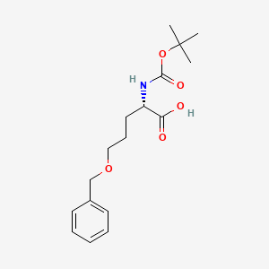 (S)-2-(tert-Butoxycarbonylamino)-5-benzyloxypentanoic acid