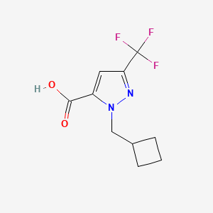 1-(Cyclobutylmethyl)-3-(trifluoromethyl)-1H-pyrazole-5-carboxylic acid
