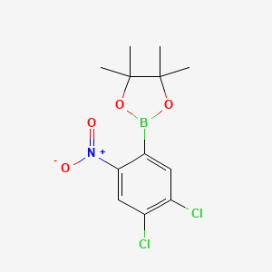 2-(4,5-Dichloro-2-nitrophenyl)-4,4,5,5-tetramethyl-1,3,2-dioxaborolane