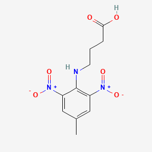 4-(4-Methyl-2,6-dinitroanilino)butanoic acid