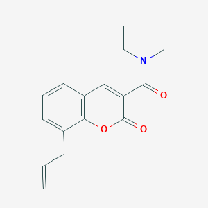8-allyl-N,N-diethyl-2-oxo-2H-chromene-3-carboxamide