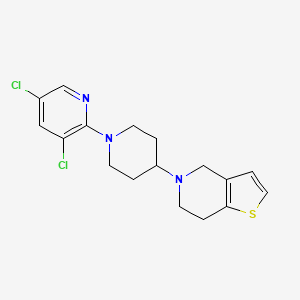 5-[1-(3,5-Dichloropyridin-2-yl)piperidin-4-yl]-6,7-dihydro-4H-thieno[3,2-c]pyridine