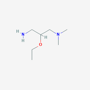molecular formula C7H18N2O B2838363 (3-Amino-2-ethoxypropyl)dimethylamine CAS No. 1344368-10-0