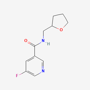 5-fluoro-N-((tetrahydrofuran-2-yl)methyl)nicotinamide