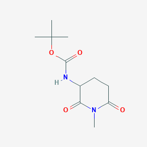 tert-Butyl (1-methyl-2,6-dioxopiperidin-3-yl)carbamate