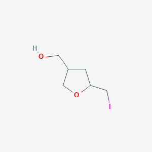 [5-(Iodomethyl)oxolan-3-yl]methanol