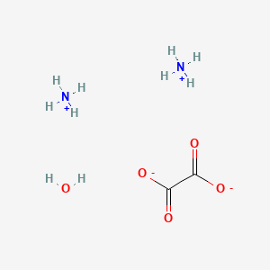 molecular formula C2H10N2O5 B2838479 Ethanedioic acid, diammonium salt, monohydrate CAS No. 5972-73-6; 6009-70-7