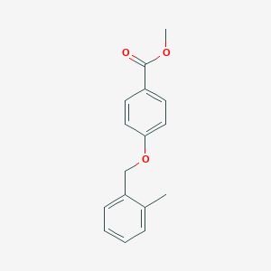 molecular formula C16H16O3 B283850 methyl 4-[(2-methylbenzyl)oxy]benzoate 