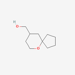 molecular formula C10H18O2 B2838503 6-Oxaspiro[4.5]decan-9-ylmethanol CAS No. 1521614-24-3