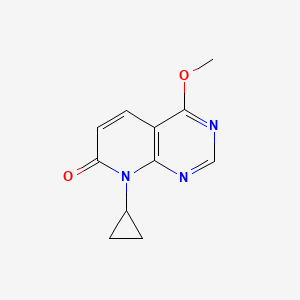 molecular formula C11H11N3O2 B2838518 8-cyclopropyl-4-methoxypyrido[2,3-d]pyrimidin-7(8H)-one CAS No. 2034525-73-8