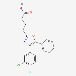 molecular formula C19H15Cl2NO3 B2838519 SWE101 CAS No. 2376322-12-0
