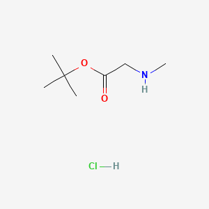 molecular formula C7H16ClNO2 B2838524 H-Sar-OtBu.HCl CAS No. 136088-69-2; 5616-81-9